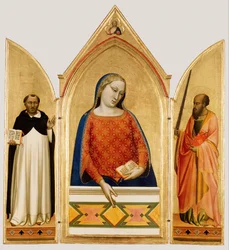 Vierge Marie avec Saint Thomas d